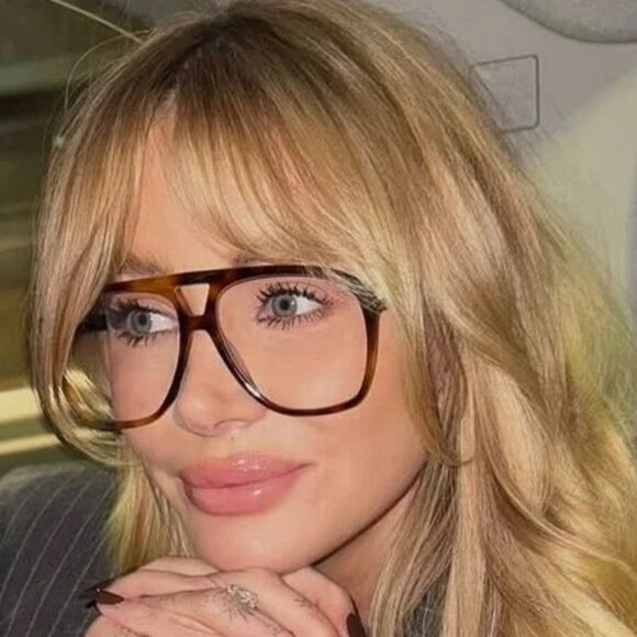 Saint Laurent DUNE Eyeglasses – Havana Pilot Frame (SL596 DUNE OPT 002) - Picture 10 of 13